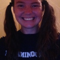 I let my 7 year old sister, Ciara, do my hair and became Pippi Longstocking for the night.