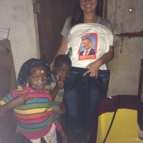 My host family gifted me this Nyusi t-shirt and jean skirt for my birthday. How sweet! Nyusi is the current president of Mozambique and will likely run again next year.